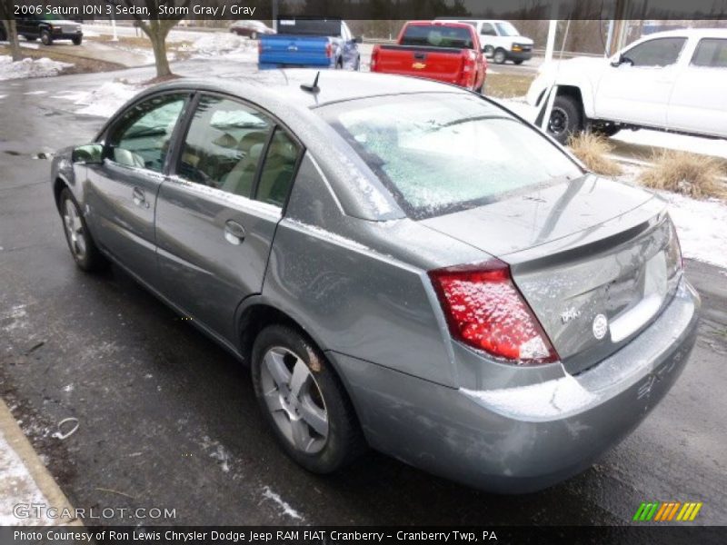 Storm Gray / Gray 2006 Saturn ION 3 Sedan