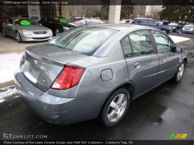 Storm Gray / Gray 2006 Saturn ION 3 Sedan