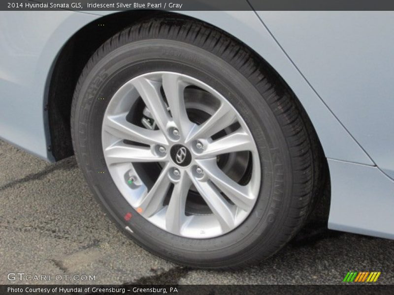 Iridescent Silver Blue Pearl / Gray 2014 Hyundai Sonata GLS
