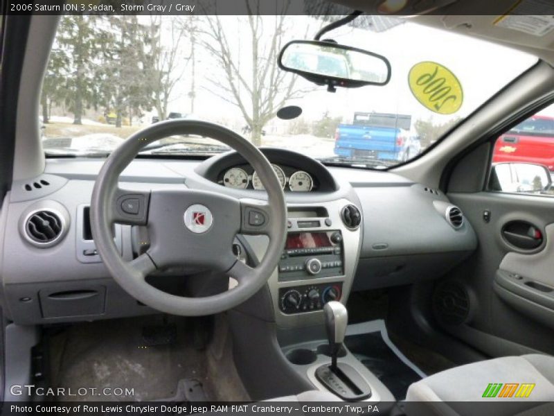 Storm Gray / Gray 2006 Saturn ION 3 Sedan