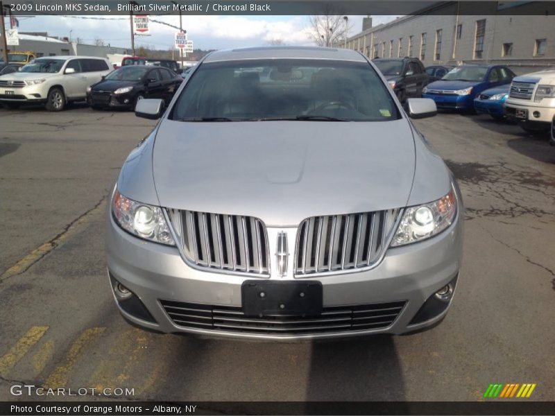 Brilliant Silver Metallic / Charcoal Black 2009 Lincoln MKS Sedan