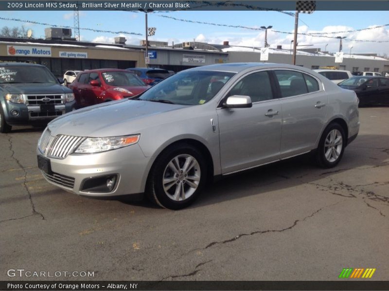 Brilliant Silver Metallic / Charcoal Black 2009 Lincoln MKS Sedan
