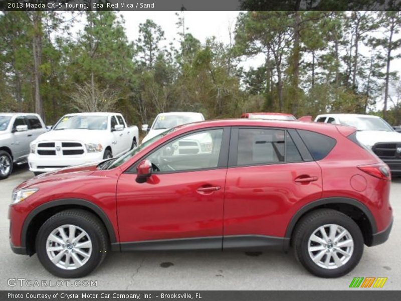 Zeal Red Mica / Sand 2013 Mazda CX-5 Touring