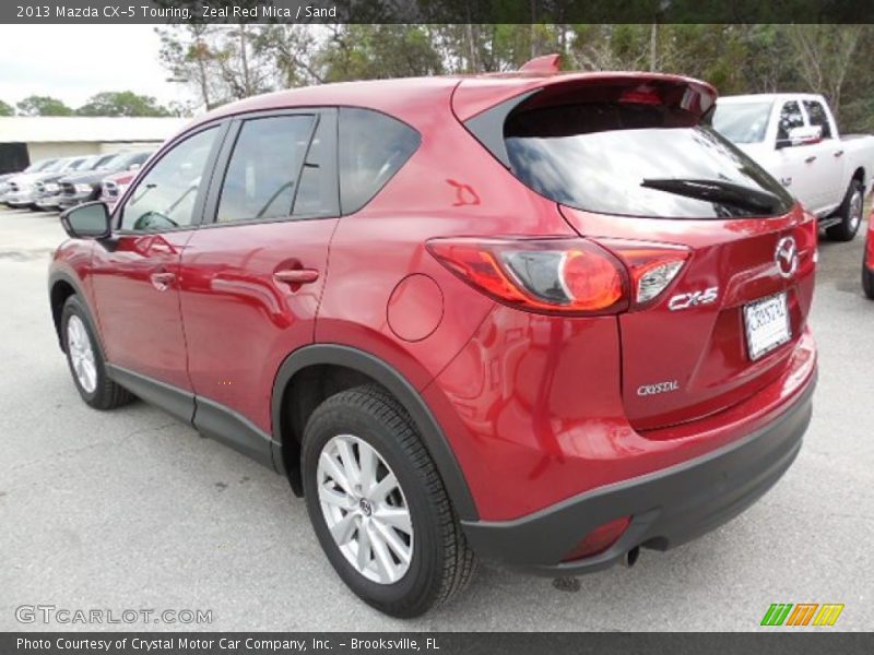 Zeal Red Mica / Sand 2013 Mazda CX-5 Touring