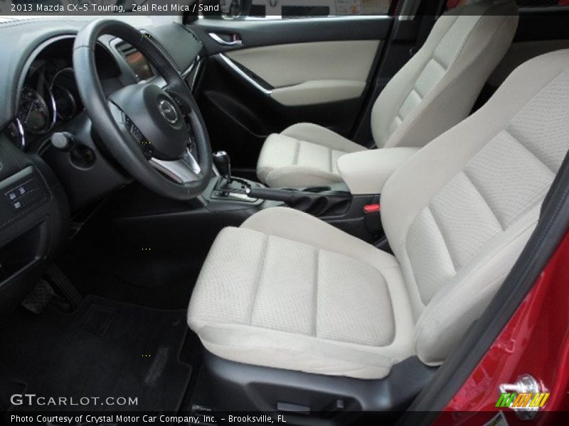 Zeal Red Mica / Sand 2013 Mazda CX-5 Touring