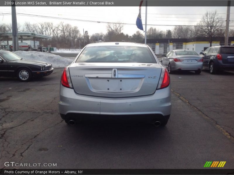 Brilliant Silver Metallic / Charcoal Black 2009 Lincoln MKS Sedan