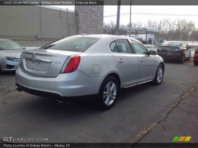 Brilliant Silver Metallic / Charcoal Black 2009 Lincoln MKS Sedan