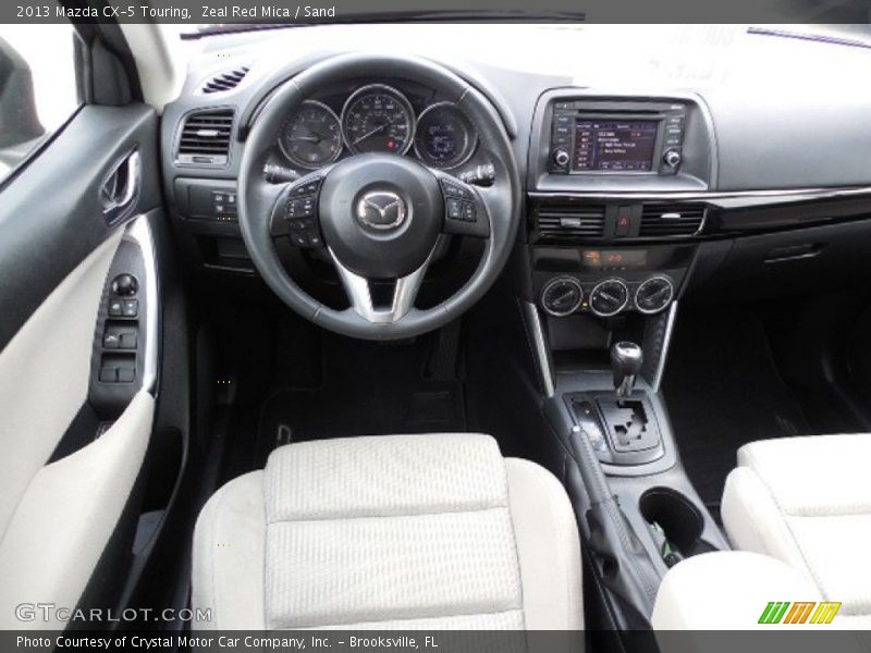 Zeal Red Mica / Sand 2013 Mazda CX-5 Touring