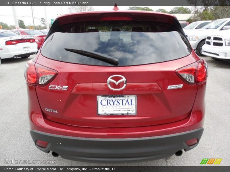 Zeal Red Mica / Sand 2013 Mazda CX-5 Touring