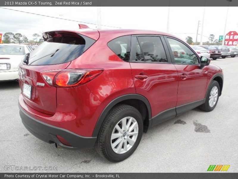 Zeal Red Mica / Sand 2013 Mazda CX-5 Touring