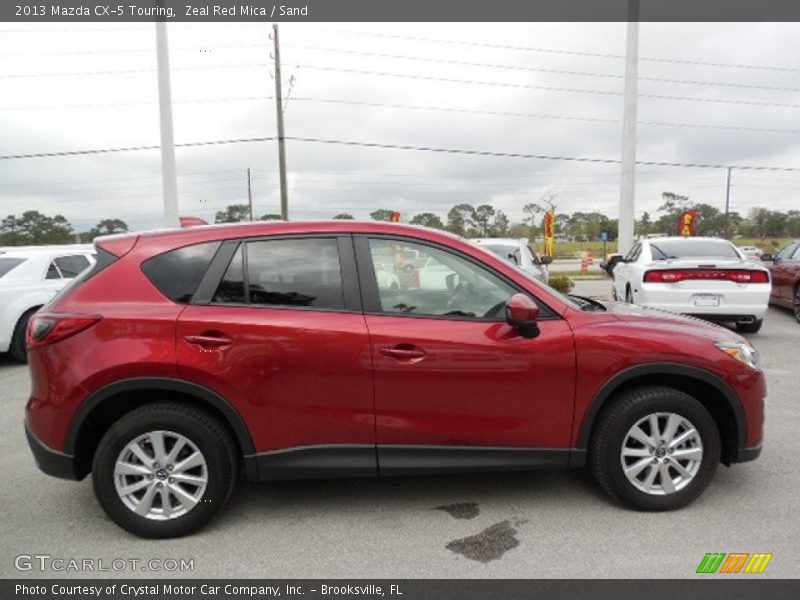 Zeal Red Mica / Sand 2013 Mazda CX-5 Touring