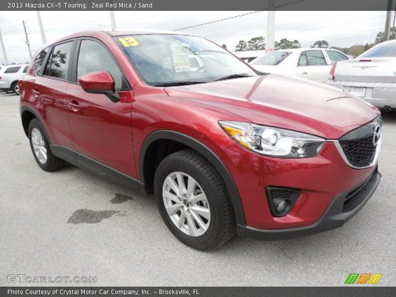 Zeal Red Mica / Sand 2013 Mazda CX-5 Touring