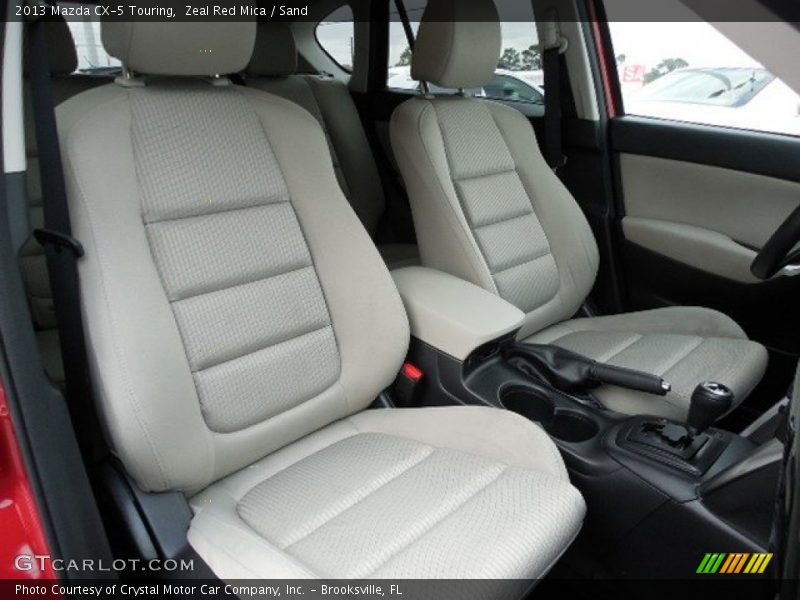Zeal Red Mica / Sand 2013 Mazda CX-5 Touring
