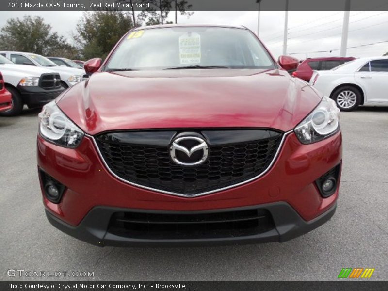 Zeal Red Mica / Sand 2013 Mazda CX-5 Touring