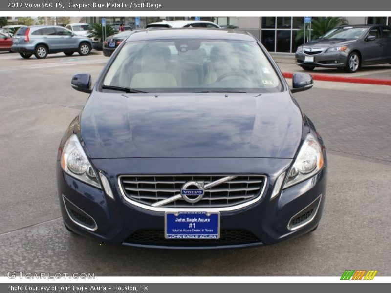 Caspian Blue Metallic / Soft Beige 2012 Volvo S60 T5
