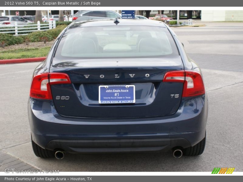 Caspian Blue Metallic / Soft Beige 2012 Volvo S60 T5