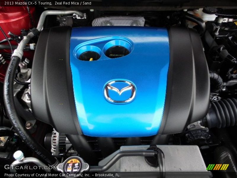 Zeal Red Mica / Sand 2013 Mazda CX-5 Touring