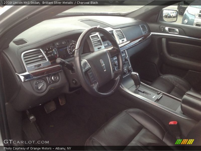 Brilliant Silver Metallic / Charcoal Black 2009 Lincoln MKS Sedan