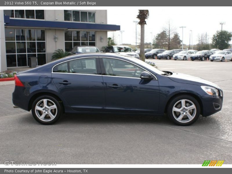 Caspian Blue Metallic / Soft Beige 2012 Volvo S60 T5
