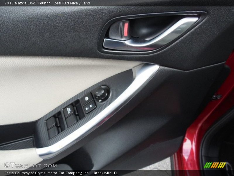 Zeal Red Mica / Sand 2013 Mazda CX-5 Touring