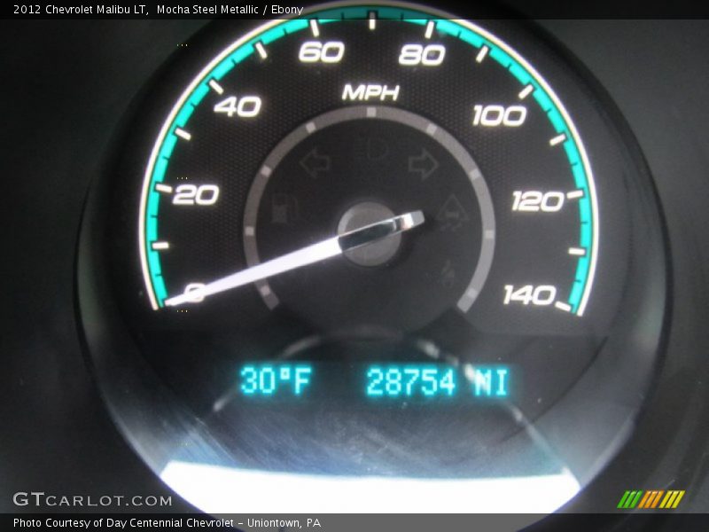 Mocha Steel Metallic / Ebony 2012 Chevrolet Malibu LT