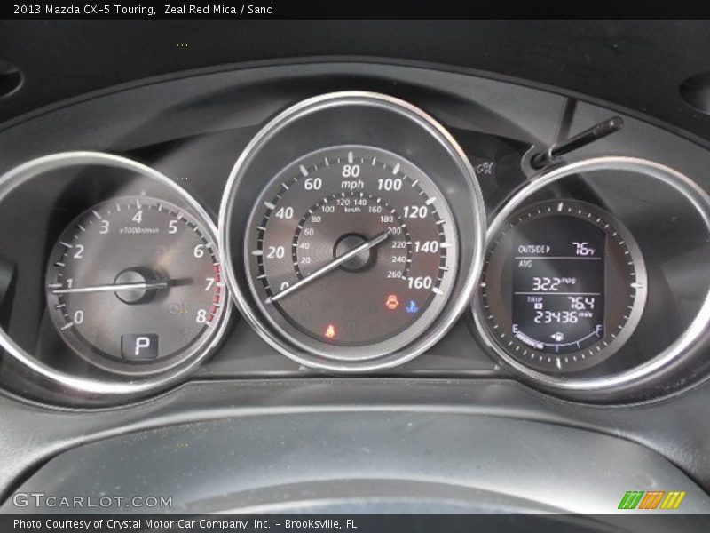 Zeal Red Mica / Sand 2013 Mazda CX-5 Touring