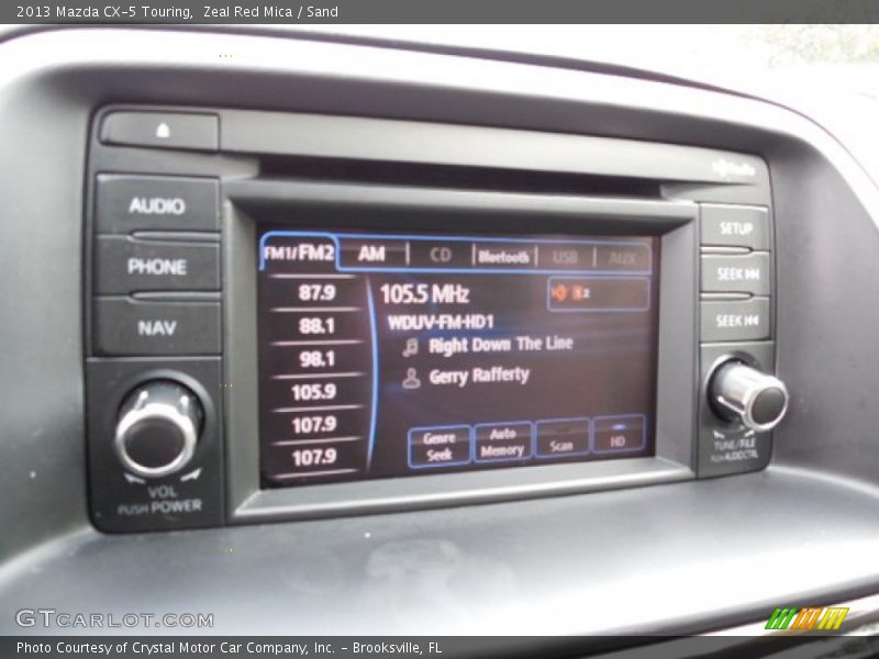 Zeal Red Mica / Sand 2013 Mazda CX-5 Touring