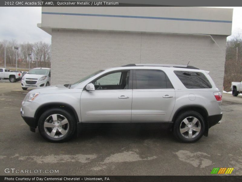 Quicksilver Metallic / Light Titanium 2012 GMC Acadia SLT AWD