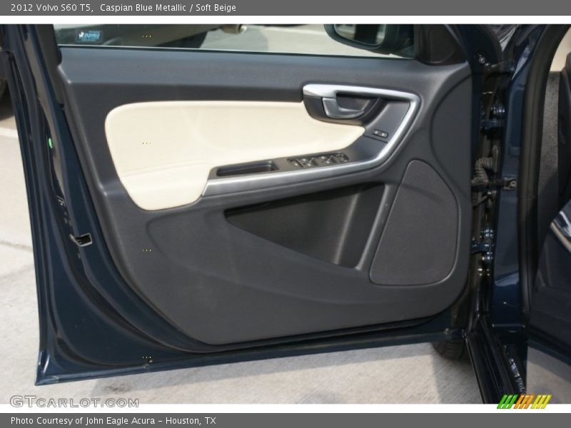 Caspian Blue Metallic / Soft Beige 2012 Volvo S60 T5