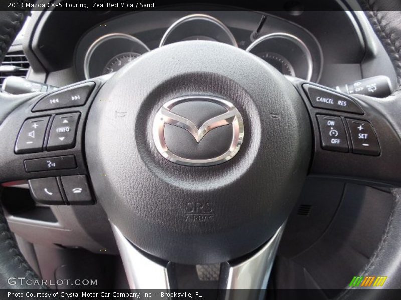 Zeal Red Mica / Sand 2013 Mazda CX-5 Touring