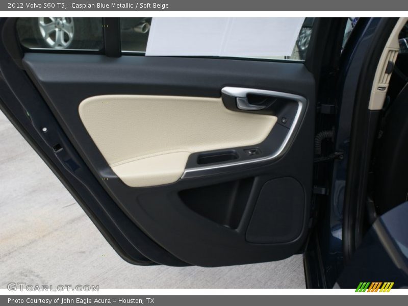 Caspian Blue Metallic / Soft Beige 2012 Volvo S60 T5
