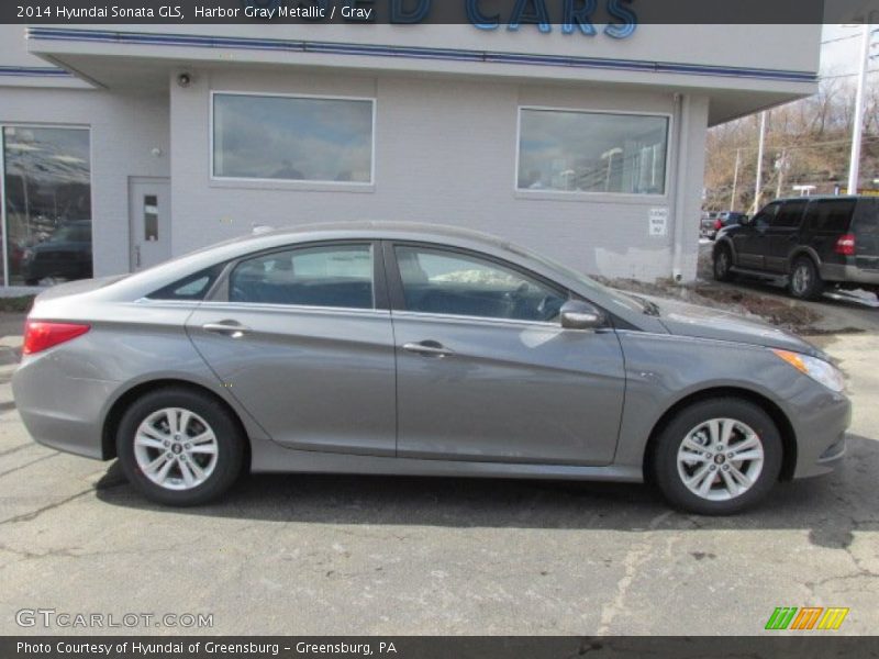 Harbor Gray Metallic / Gray 2014 Hyundai Sonata GLS