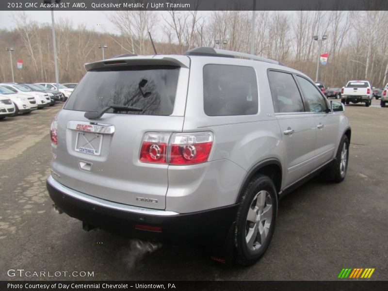 Quicksilver Metallic / Light Titanium 2012 GMC Acadia SLT AWD
