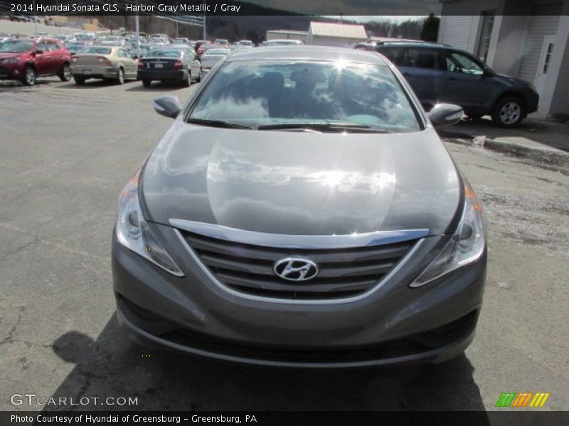 Harbor Gray Metallic / Gray 2014 Hyundai Sonata GLS