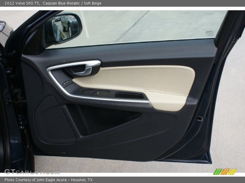 Caspian Blue Metallic / Soft Beige 2012 Volvo S60 T5