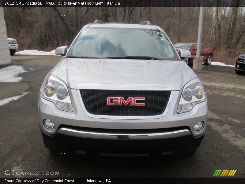Quicksilver Metallic / Light Titanium 2012 GMC Acadia SLT AWD