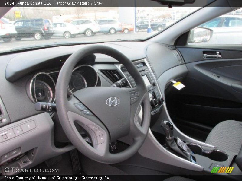 Harbor Gray Metallic / Gray 2014 Hyundai Sonata GLS