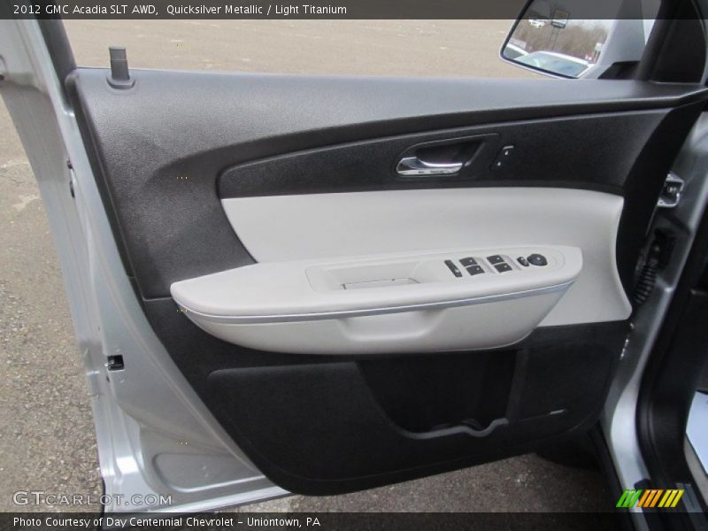 Quicksilver Metallic / Light Titanium 2012 GMC Acadia SLT AWD