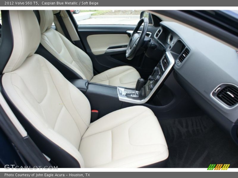 Caspian Blue Metallic / Soft Beige 2012 Volvo S60 T5