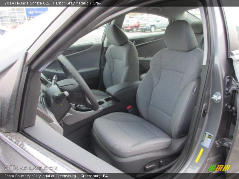 Harbor Gray Metallic / Gray 2014 Hyundai Sonata GLS