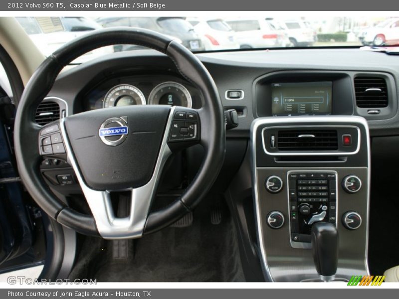 Caspian Blue Metallic / Soft Beige 2012 Volvo S60 T5