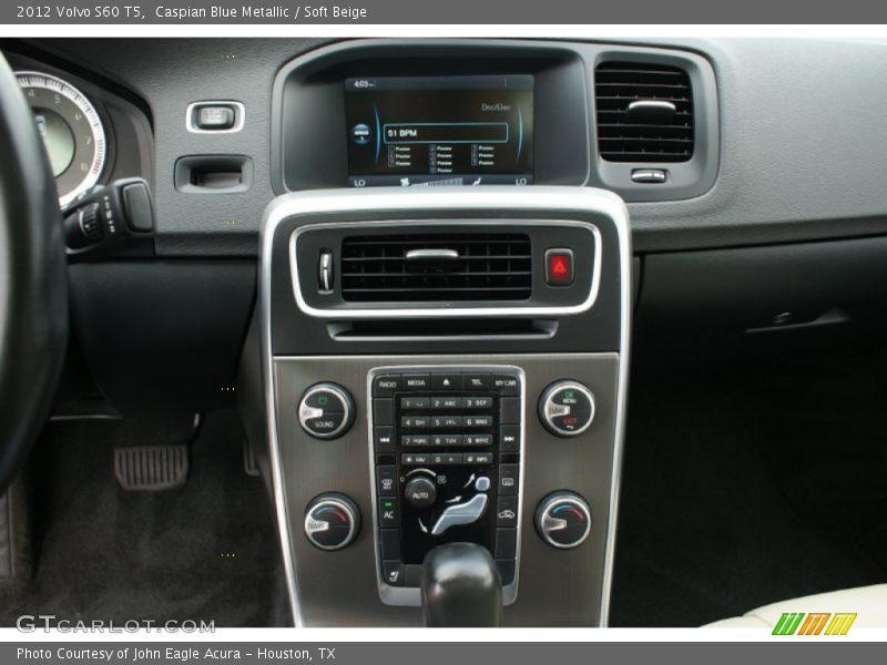 Caspian Blue Metallic / Soft Beige 2012 Volvo S60 T5