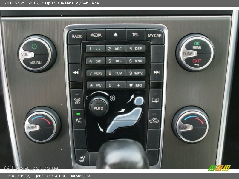 Caspian Blue Metallic / Soft Beige 2012 Volvo S60 T5