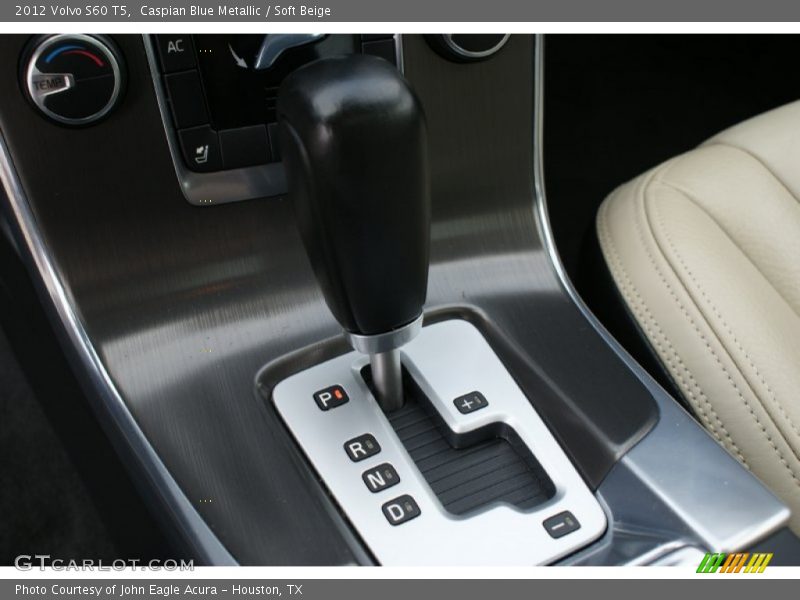 Caspian Blue Metallic / Soft Beige 2012 Volvo S60 T5