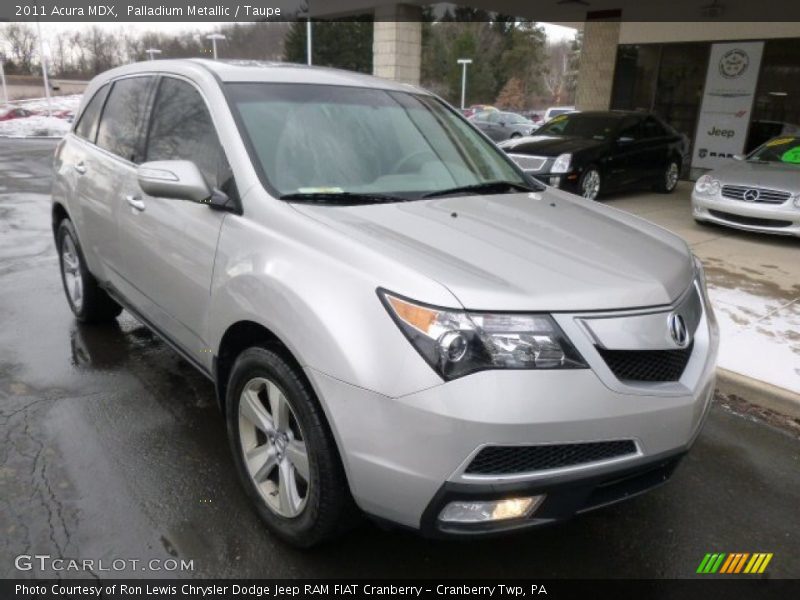 Palladium Metallic / Taupe 2011 Acura MDX