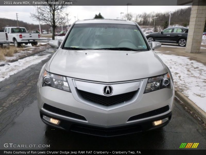 Palladium Metallic / Taupe 2011 Acura MDX