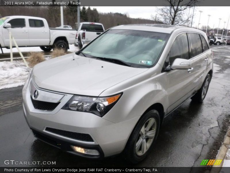 Palladium Metallic / Taupe 2011 Acura MDX