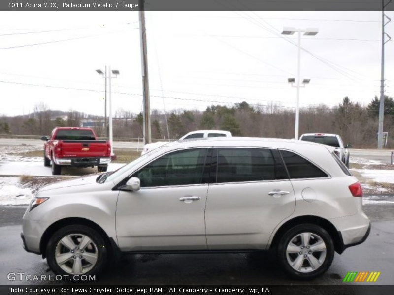 Palladium Metallic / Taupe 2011 Acura MDX