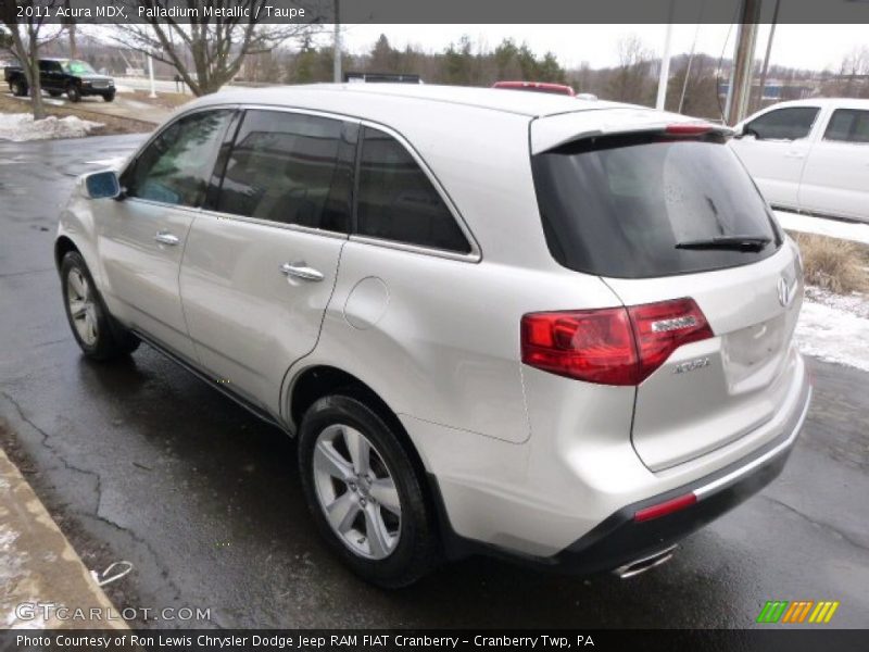 Palladium Metallic / Taupe 2011 Acura MDX