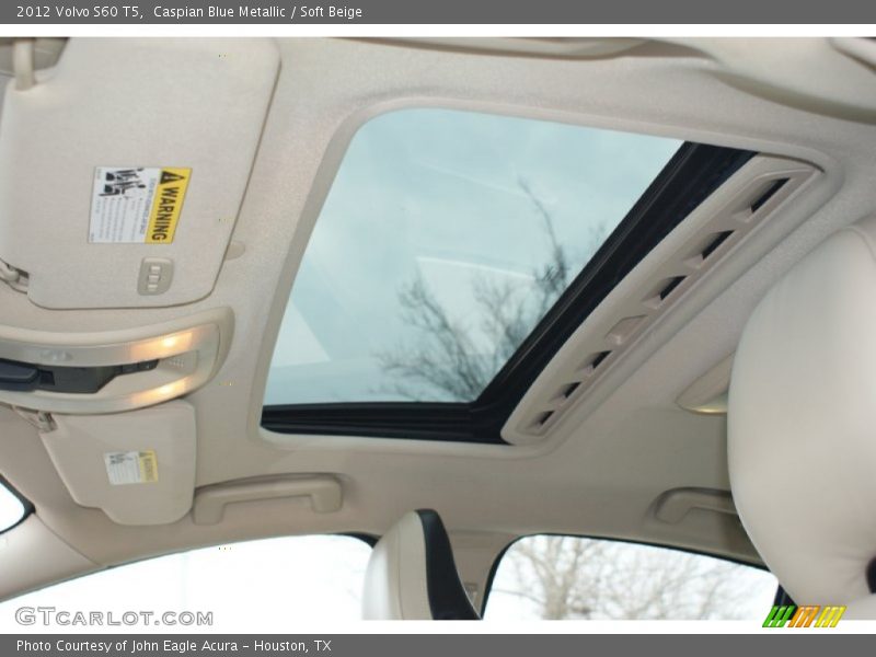 Caspian Blue Metallic / Soft Beige 2012 Volvo S60 T5